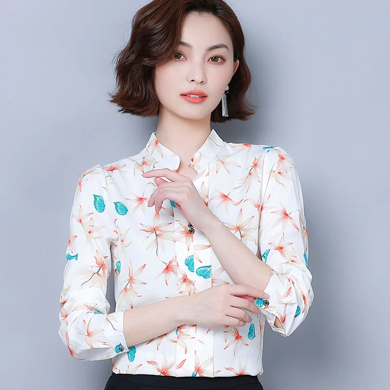 Women's Autumn Elegant Chiffon Print V-Neck Long Sleeve Plus Size Shirt Female All-matched Casual Slim Tops Shirts Women Clothes
Women's Autumn Elegant Chiffon Print V-Neck Long Sleeve Plus Size Shirt Female All-matched Casual Slim Tops Shirts Women Clothes