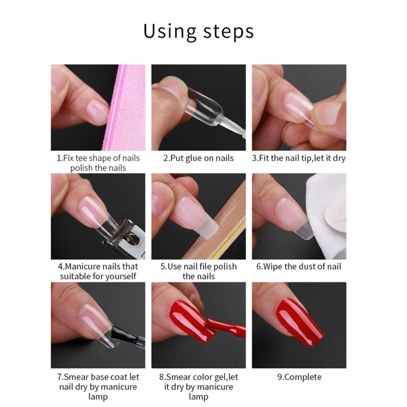 240 Pcs Folding Traceless Fake Nail Patch Ultra-thin Extension Fake Nail Patch Transparent Frosted Nail False Nails H061 
240 Pcs Folding Traceless Fake Nail Patch Ultra-thin Extension Fake Nail Patch Transparent Frosted Nail False Nails H061