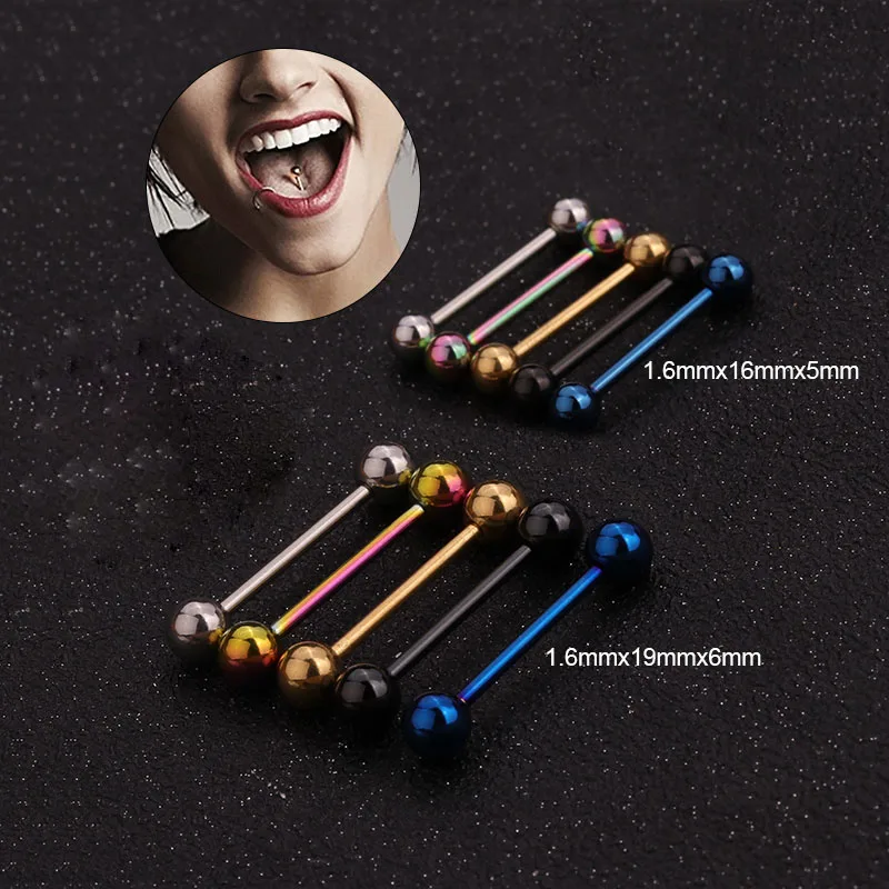 5 шт./лот 316L штанга нержавеющая сталь 14 г 16 лабета кольцо ушные колечки для ногтей