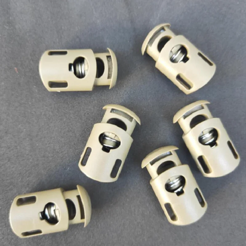 Double Hole Slingshot Buckle Rope Clip Rope Buckle DIY Accessories Antirust Spring