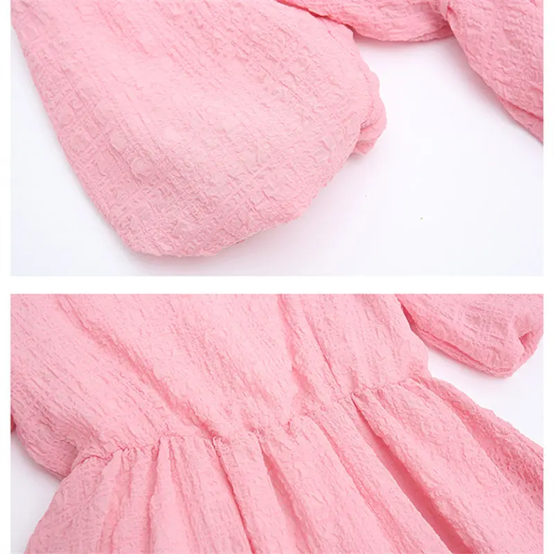 New Kids Dress for Girl Loose Korean Baby Princess 2021 Fashion Children Summer Elegant Teenage Pink Color Short-Sleeve Dresses
New Kids Dress for Girl Loose Korean Baby Princess 2021 Fashion Children Summer Elegant Teenage Pink Color Short-Sleeve Dresses