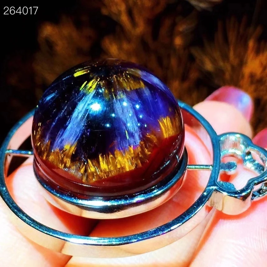 Canada Natural Auralite 23 Cacoxenite Purple Red Pendant 20.2mm Rutilated Quartz Round Sphere Ball Women Men Necklace AAAAA
Canada Natural Auralite 23 Cacoxenite Purple Red Pendant 20.2mm Rutilated Quartz Round Sphere Ball Women Men Necklace AAAAA