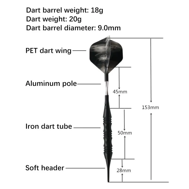 Steel-tip Dart professional Competition Aluminum Shaft Coated Metal Barrel PET Scraper Needle-point Darts With Case Toy
Steel-tip Dart professional Competition Aluminum Shaft Coated Metal Barrel PET Scraper Needle-point Darts With Case Toy