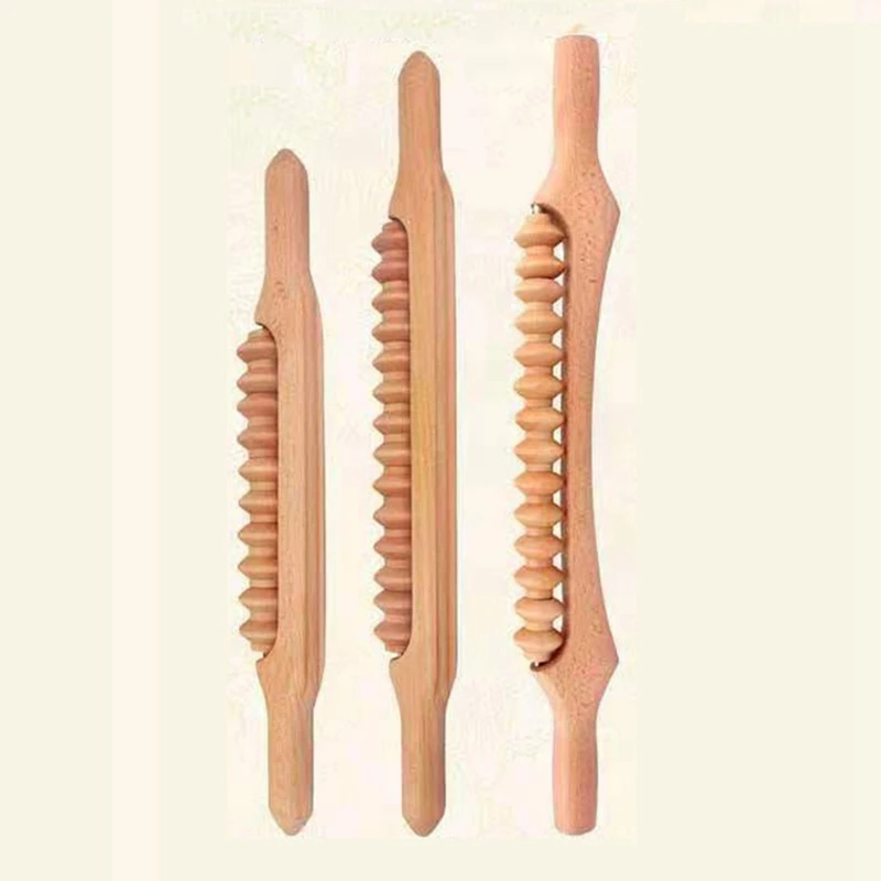 

Wood Gua Sha Massage Tool Guasha Scraping for Release Back Neck Pain Massager Scraper Treatment Cellulite Massager Rod