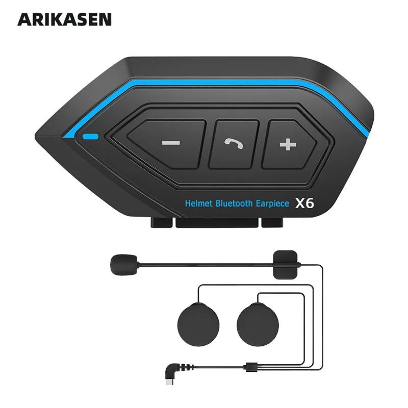 Motorcycle Bluetooth Headset Ski Helmet Headphone Bluetooth 5.0 Wireless Earphones with Microphone 80H Work time IPX7 Waterproof
Motorcycle Bluetooth Headset Ski Helmet Headphone Bluetooth 5.0 Wireless Earphones with Microphone 80H Work time IPX7 Waterproof