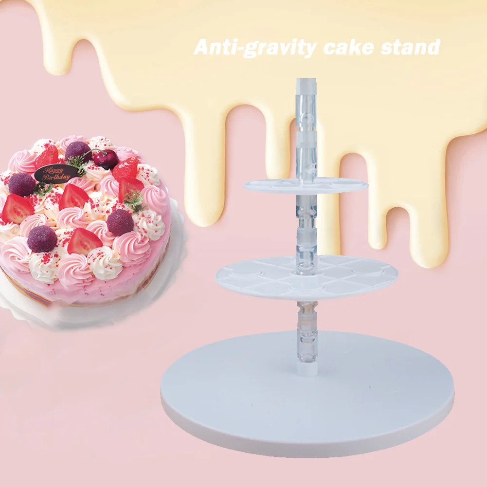 Anti-gravity Cake Kit Food-Grade Plastic Baking Support Structure Frame DIY Decoration Bakeware Stand for Birthday Cake
Anti-gravity Cake Kit Food-Grade Plastic Baking Support Structure Frame DIY Decoration Bakeware Stand for Birthday Cake