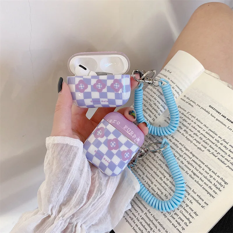 Flower Purple Checkerboard Waist Chains Apple AirPods 1 2 3 Pro Case Cover iPhone Earbuds Accessories Airpod Case Air Pods Case
Flower Purple Checkerboard Waist Chains Apple AirPods 1 2 3 Pro Case Cover iPhone Earbuds Accessories Airpod Case Air Pods Case