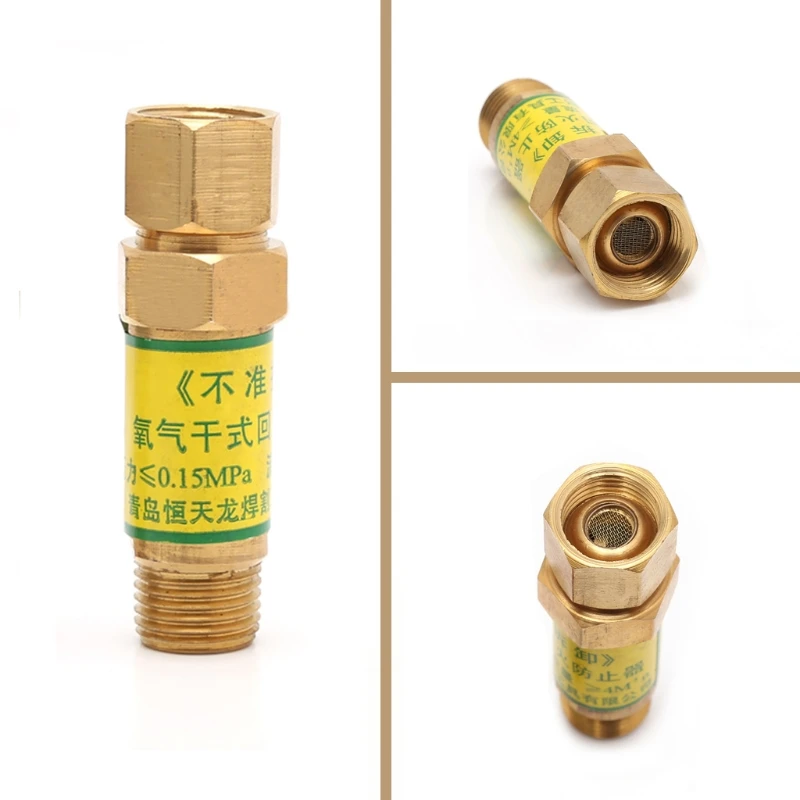 Flashback Arrestor M16x1.5 Oxygen Acetylene Check Valve For Pressure Reducer Cutting Torch R9UC 
Flashback Arrestor M16x1.5 Oxygen Acetylene Check Valve For Pressure Reducer Cutting Torch R9UC