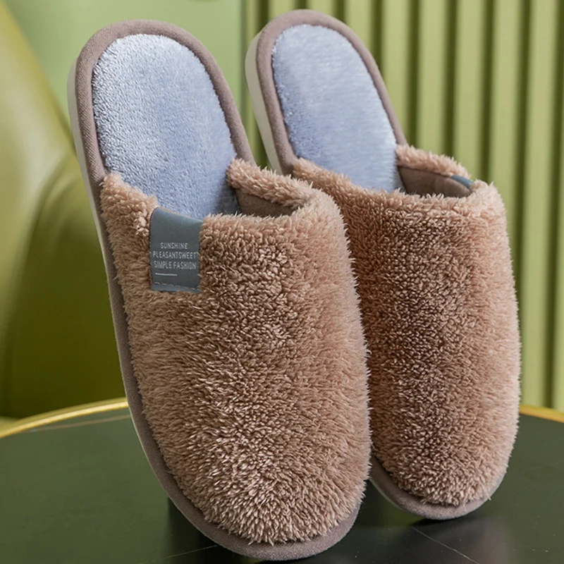 Mens Plush Home Slippers Man's Velet Winter Antiskid Slipper Male Non-slip Shoes 2021 Indoor Warm Slides Fashion Room Footwear
Mens Plush Home Slippers Man's Velet Winter Antiskid Slipper Male Non-slip Shoes 2021 Indoor Warm Slides Fashion Room Footwear