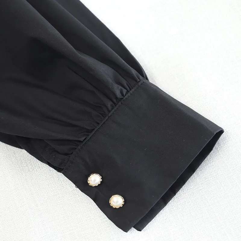 Kimutomo Chic Korean Style Blouse Women Heavy Beading Turn-down Collar Long Sleeve Single Breasted Shirt Outwear Elegant
Kimutomo Chic Korean Style Blouse Women Heavy Beading Turn-down Collar Long Sleeve Single Breasted Shirt Outwear Elegant