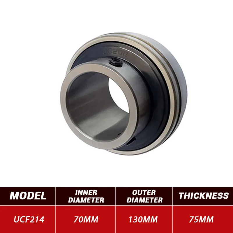 3pcs Outer Wire Bearing UCF214 Mental Pillow Block Bearing UCF214 70mm*130mm*75mm Steel Bearings High Quality
3pcs Outer Wire Bearing UCF214 Mental Pillow Block Bearing UCF214 70mm*130mm*75mm Steel Bearings High Quality