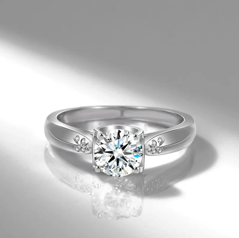 18k White Gold Diamond Rings for Women 1.0ct Lab Diamond Fine Jewelry 925 Sterling Silver Wedding Party Girlfriend Gifts
18k White Gold Diamond Rings for Women 1.0ct Lab Diamond Fine Jewelry 925 Sterling Silver Wedding Party Girlfriend Gifts
