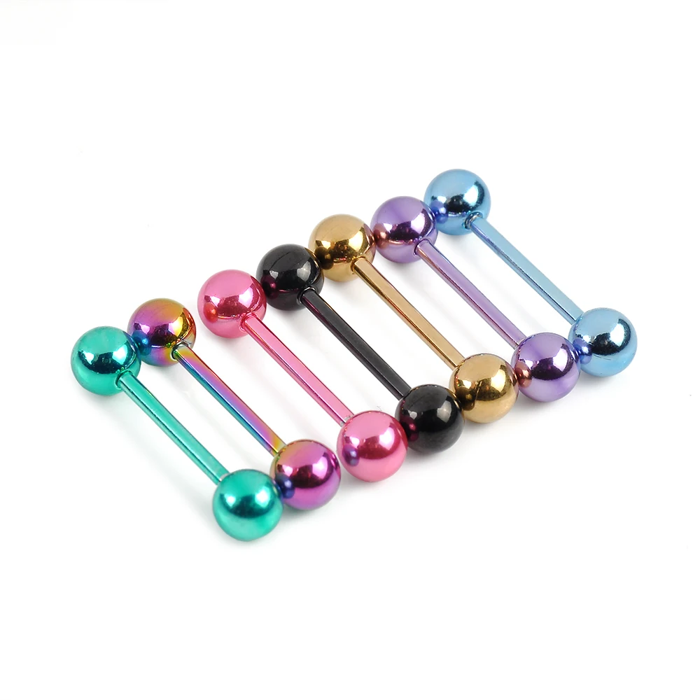 10 Color/set Tongue Rings Ear Bone Piercings Lip Pircings Goth Anti-allergic Stainless Steel Punk Body Jewelry Decoration
10 Color/set Tongue Rings Ear Bone Piercings Lip Pircings Goth Anti-allergic Stainless Steel Punk Body Jewelry Decoration