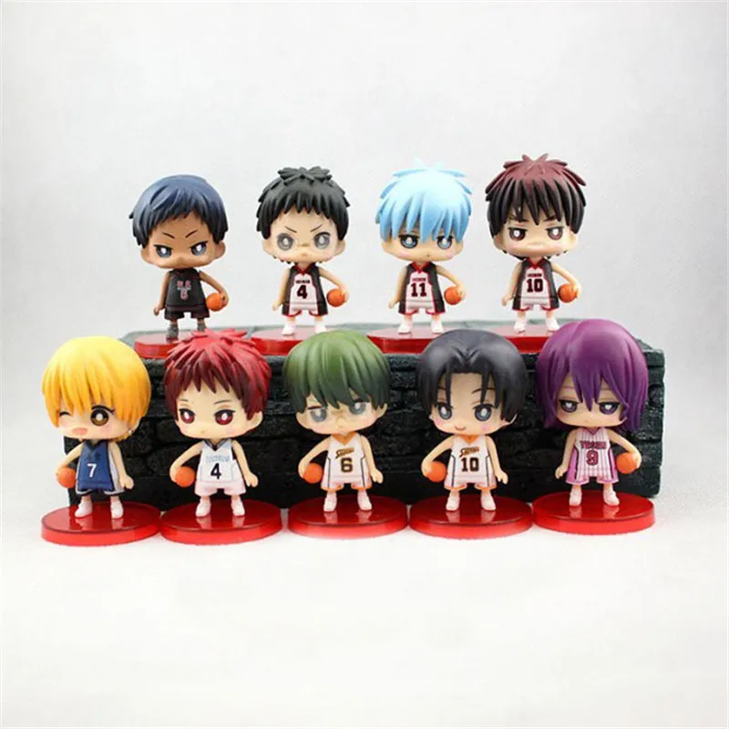9Pcs/set japanese Anime Kuroko No Basket PVC Action Figure Toy Collection Model Toy
9Pcs/set japanese Anime Kuroko No Basket PVC Action Figure Toy Collection Model Toy
