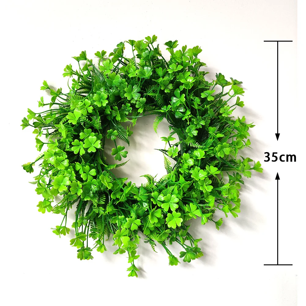 Four Leaf Clover Garland Green Lucky Grass Artificial Wreath For Home Party Supplies Wedding Decoration
Four Leaf Clover Garland Green Lucky Grass Artificial Wreath For Home Party Supplies Wedding Decoration