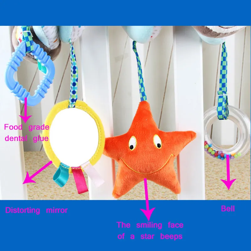 Toy Baby Stroller Comfort Stuffed Animal Rattle Mobile Infant Stroller Toys For Baby Hanging Bed Rattle Crib Rattles Toys Gifts
Toy Baby Stroller Comfort Stuffed Animal Rattle Mobile Infant Stroller Toys For Baby Hanging Bed Rattle Crib Rattles Toys Gifts