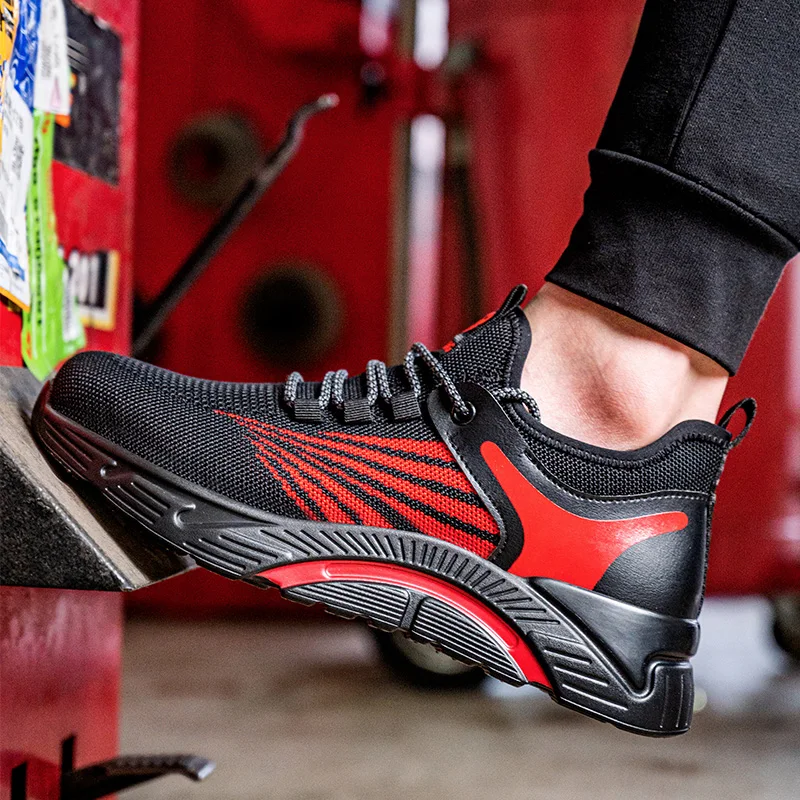 Autumn Steel Toe Work Safety Shoes for Men Puncture Proof Security Boots Man Breathable Non-slip Industrial Sneakers Male
Autumn Steel Toe Work Safety Shoes for Men Puncture Proof Security Boots Man Breathable Non-slip Industrial Sneakers Male