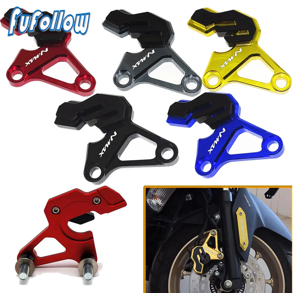 NMAX logo Motorcycle accessories CNC Front Brake Caliper Cover Disc Pump Guard Protector For Yamaha nmax125 NMAX155 N-MAX150 125
NMAX logo Motorcycle accessories CNC Front Brake Caliper Cover Disc Pump Guard Protector For Yamaha nmax125 NMAX155 N-MAX150 125