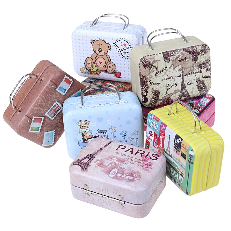 Fashion Metal Mini Suitcase for Dolls Miniature Toys Trunk Dollhouse Decoration Lovely Small Clutch Jewellery Box Doll Handbag
Fashion Metal Mini Suitcase for Dolls Miniature Toys Trunk Dollhouse Decoration Lovely Small Clutch Jewellery Box Doll Handbag