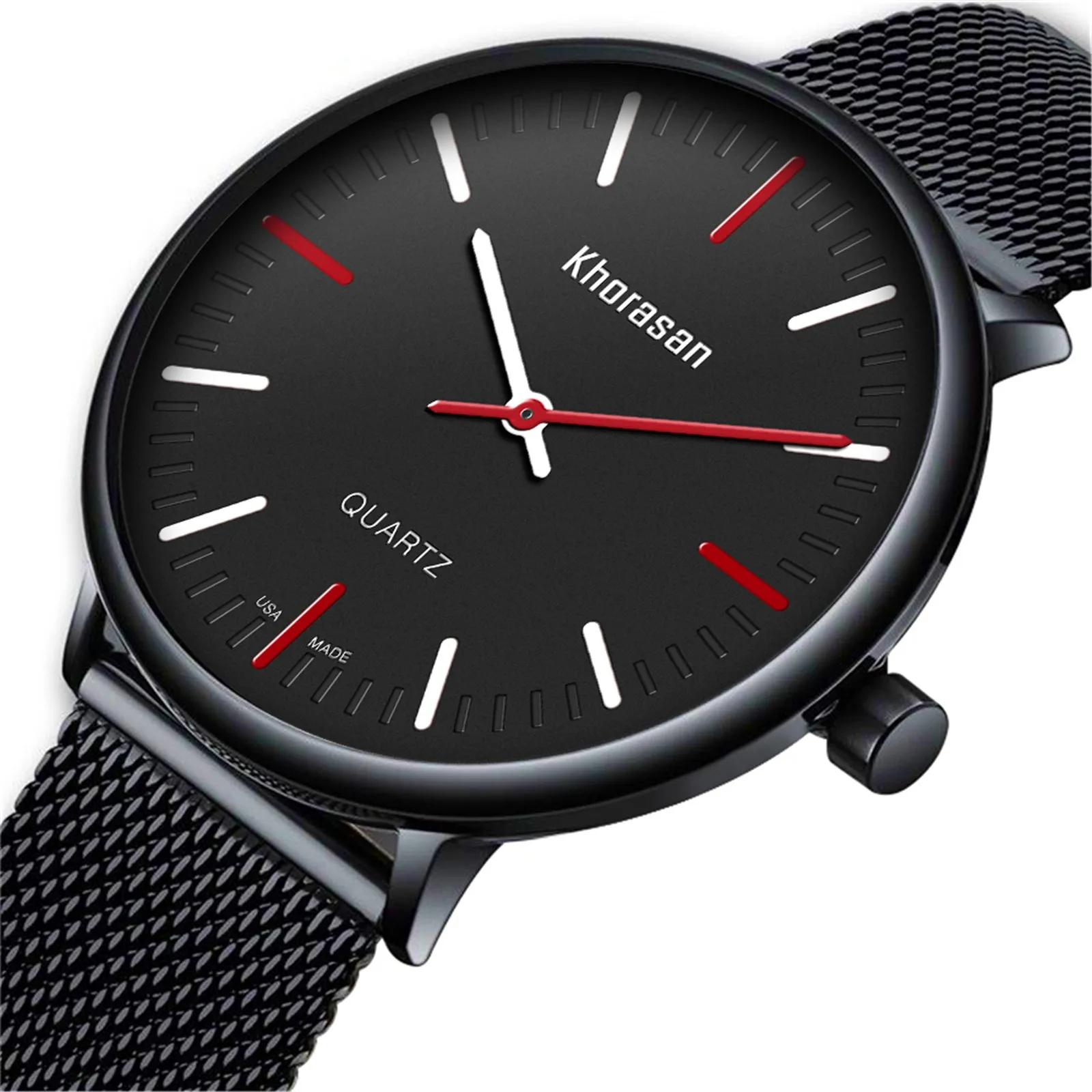 Watches Men Luxury Sleek Minimalist Mesh Band Fashion Dial Men'S Quartz Watch Gift Creative Pointer Wristwatch F3
Watches Men Luxury Sleek Minimalist Mesh Band Fashion Dial Men'S Quartz Watch Gift Creative Pointer Wristwatch F3