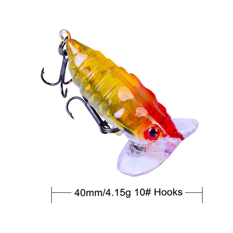 2pcs/lot Insects Fishing Lure Plastic Hard Fishing Bait 4cm 5g Artificial Fishing Lures Wobblers Swimbaits Fishing Accessories
2pcs/lot Insects Fishing Lure Plastic Hard Fishing Bait 4cm 5g Artificial Fishing Lures Wobblers Swimbaits Fishing Accessories