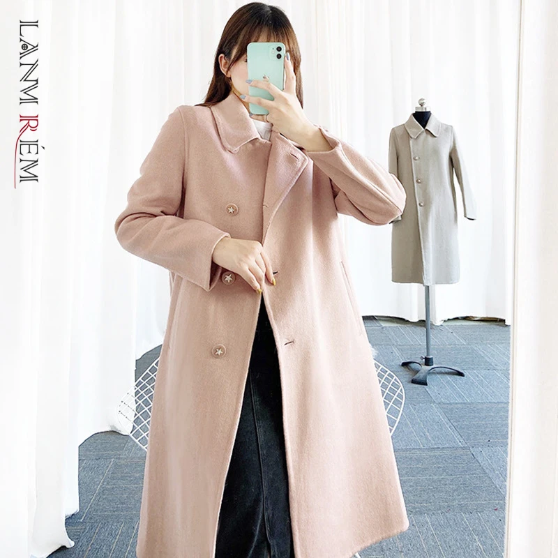 LANMREM 2021 Autumn Winter New Double-sided Cashmere Coat Women Side Placket Single Breasted Lapel Coats Female Fashion 2W900
LANMREM 2021 Autumn Winter New Double-sided Cashmere Coat Women Side Placket Single Breasted Lapel Coats Female Fashion 2W900