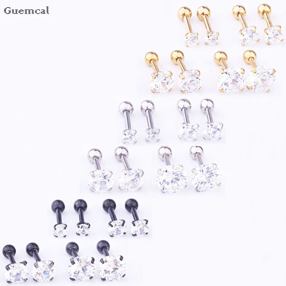 Guemcal 2pcs Explosive Creative Diamond-studded Round Earrings Exquisite Body Piercing Jewelry
Guemcal 2pcs Explosive Creative Diamond-studded Round Earrings Exquisite Body Piercing Jewelry