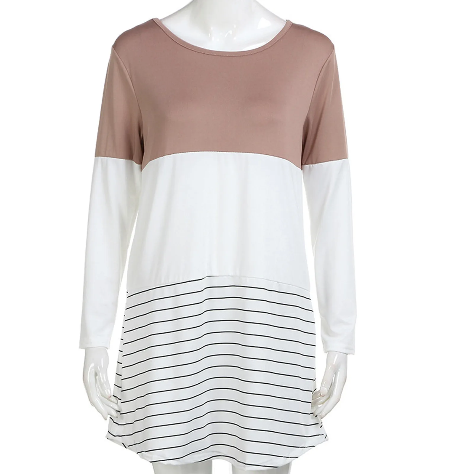 Plus Size Fashion Back Lace Striped Blouse Shirt O-Neck Top Casual Autumn Winter Ladies Female Women Long Sleeve Blusas Pullover
Plus Size Fashion Back Lace Striped Blouse Shirt O-Neck Top Casual Autumn Winter Ladies Female Women Long Sleeve Blusas Pullover
