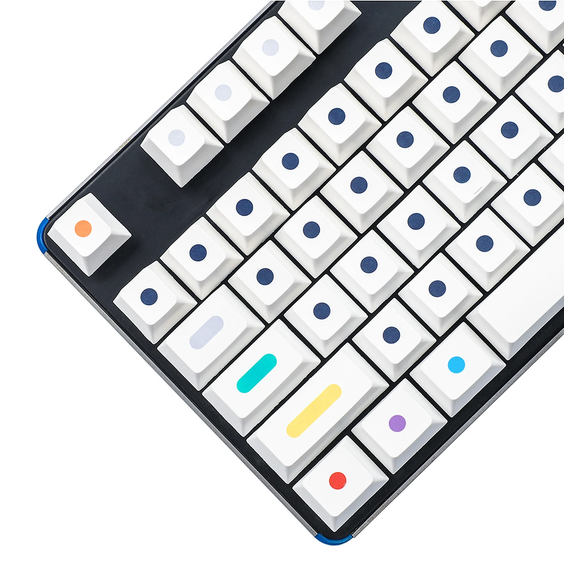 GMK Color Dots ZDA Cherry Profile Unique Font Dye Sub Thick PBT GK61 Keycaps For Mechanical Keyboard ANSI 104 TKL 96 84 68 GMMK
GMK Color Dots ZDA Cherry Profile Unique Font Dye Sub Thick PBT GK61 Keycaps For Mechanical Keyboard ANSI 104 TKL 96 84 68 GMMK