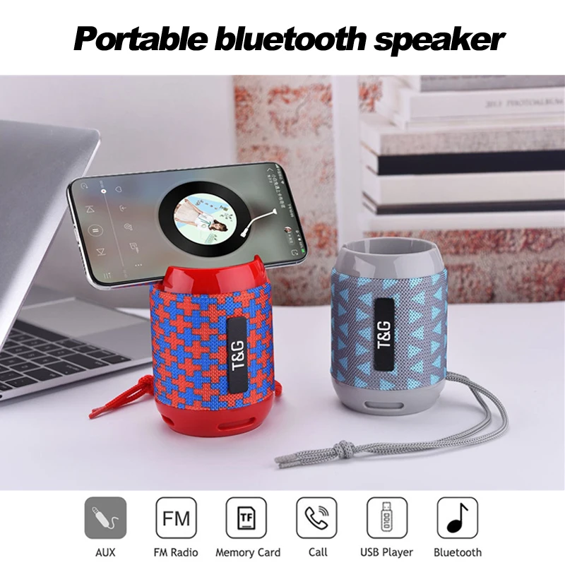 

Portable Bluetooth Speaker Wireless Bass Subwoofer Waterproof Outdoor Speakers Boombox AUX TF USB Stereo Loudspeaker Music Box