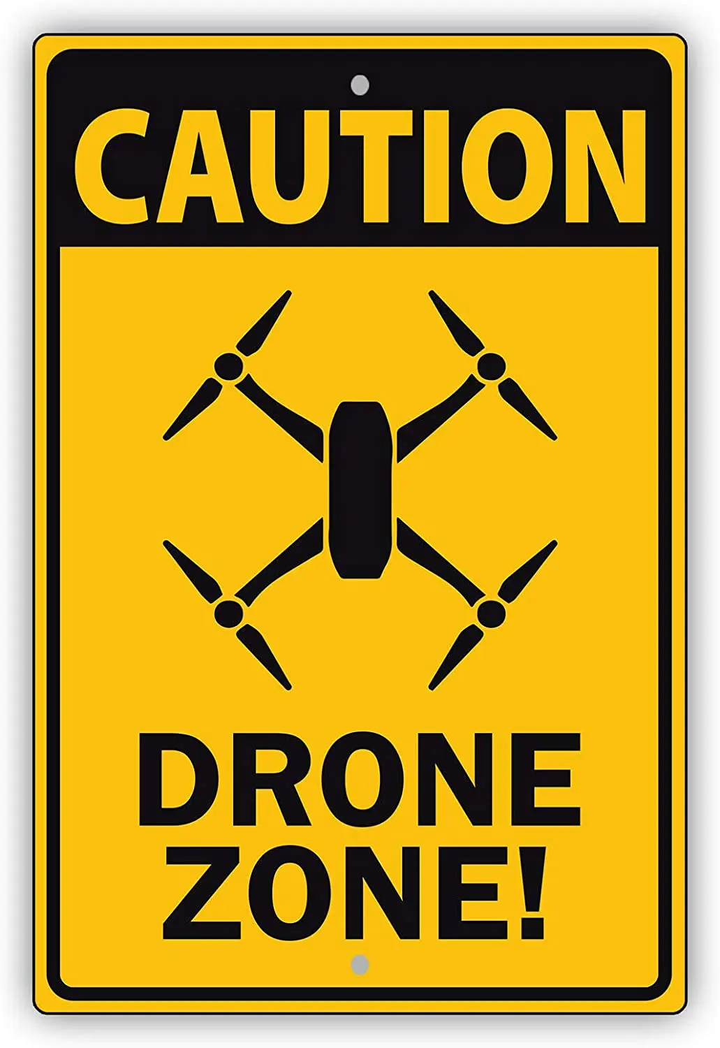 Afterprints Caution Drone Zone Work Construction Notice Unique Novelty Aluminum Metal Sign 8"x12"
Afterprints Caution Drone Zone Work Construction Notice Unique Novelty Aluminum Metal Sign 8"x12"