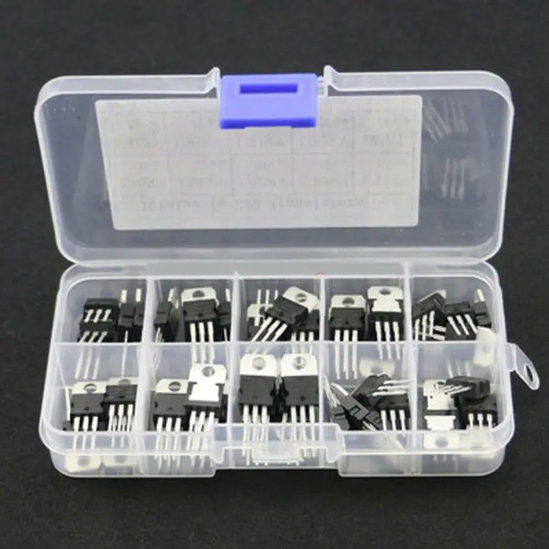 LM317T L7805 - L7824 10 стоимость транзистор стабилизатора напряжения проводников компонент
LM317T L7805 - L7824 10 стоимость транзистор стабилизатора напряжения проводников компонент
