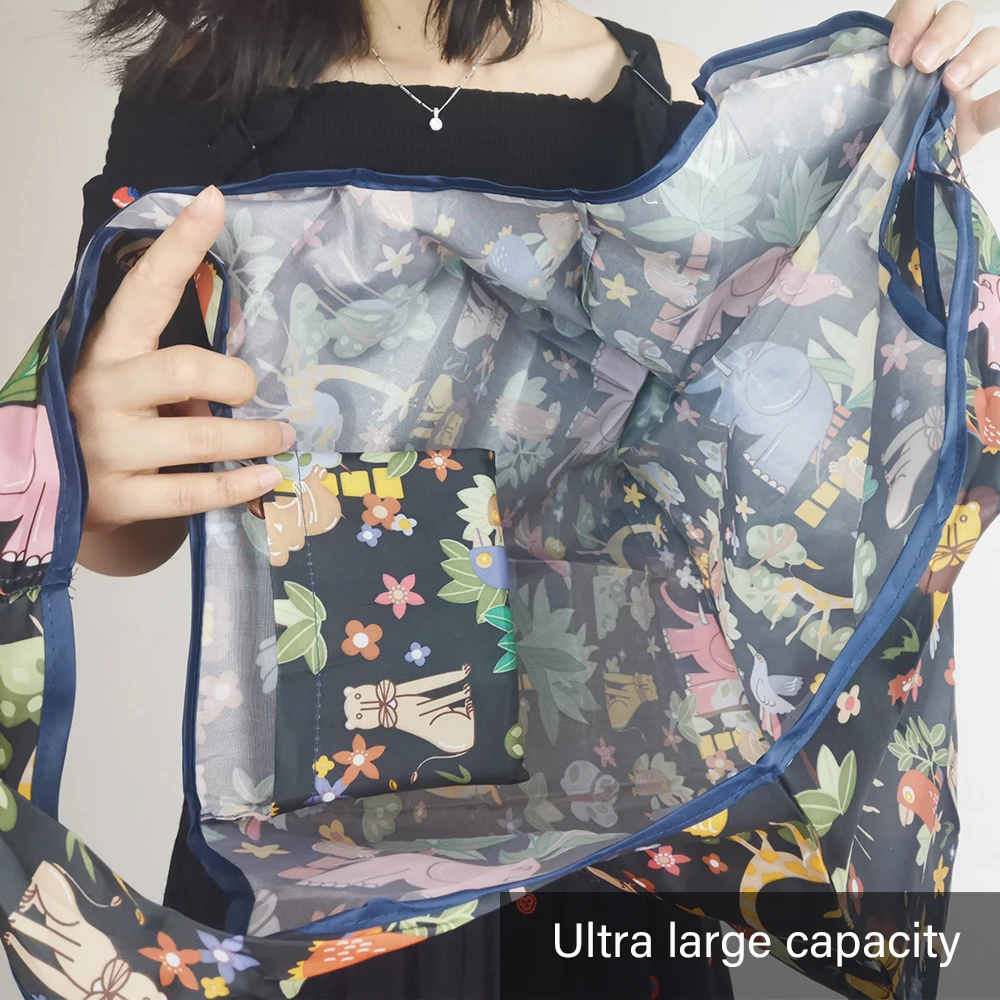 Сумка для покупок складные сумки-тоуты из ткани Оксфорд Экологически чистая