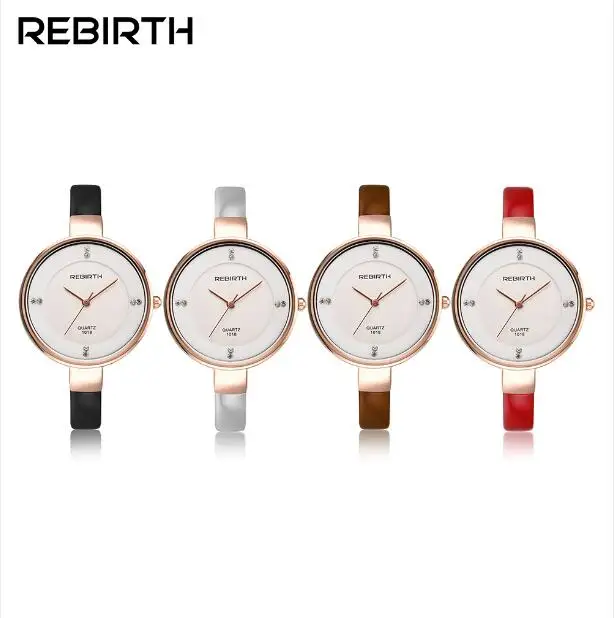 REBIRTH Watch Top Brand Luxury Quartz Watch Fashion Casual Women Watches Leather Strap Ultra Thin Clock relogio feminino saat
REBIRTH Watch Top Brand Luxury Quartz Watch Fashion Casual Women Watches Leather Strap Ultra Thin Clock relogio feminino saat