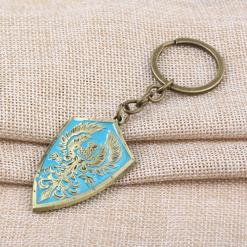 Dark Souls Knights Shield Weapon Keychain Golden Wing Crest Fire Link Coiled Sword Keyring Hanging Pendant Jewelry Gift for Man
Dark Souls Knights Shield Weapon Keychain Golden Wing Crest Fire Link Coiled Sword Keyring Hanging Pendant Jewelry Gift for Man