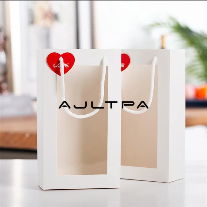 100 шт./лот, белый Подарочный пакет с прозрачным окошком для свежих цветов, упаковочные пакеты для игрушек, подарков для влюбленных, родителей... 
100 шт./лот, белый Подарочный пакет с прозрачным окошком для свежих цветов, упаковочные пакеты для игрушек, подарков для влюбленных, родителей...