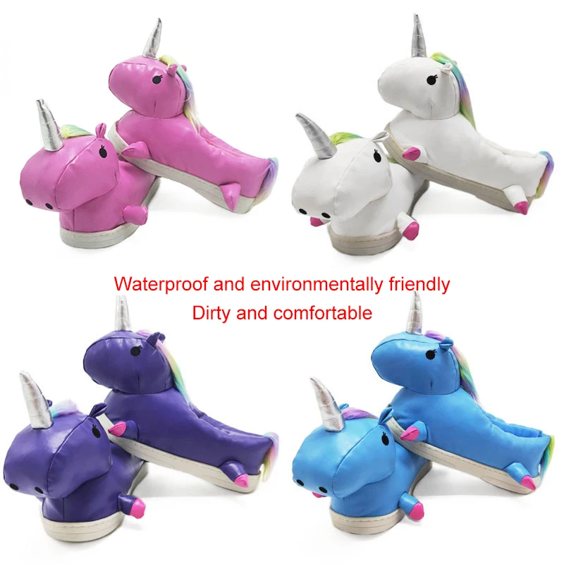 2019 Winter New Unicorn PU Leather Plus Cotton Slippers PU Waterproof Non-Slip Household Thick Bottom Warm Slippers
2019 Winter New Unicorn PU Leather Plus Cotton Slippers PU Waterproof Non-Slip Household Thick Bottom Warm Slippers