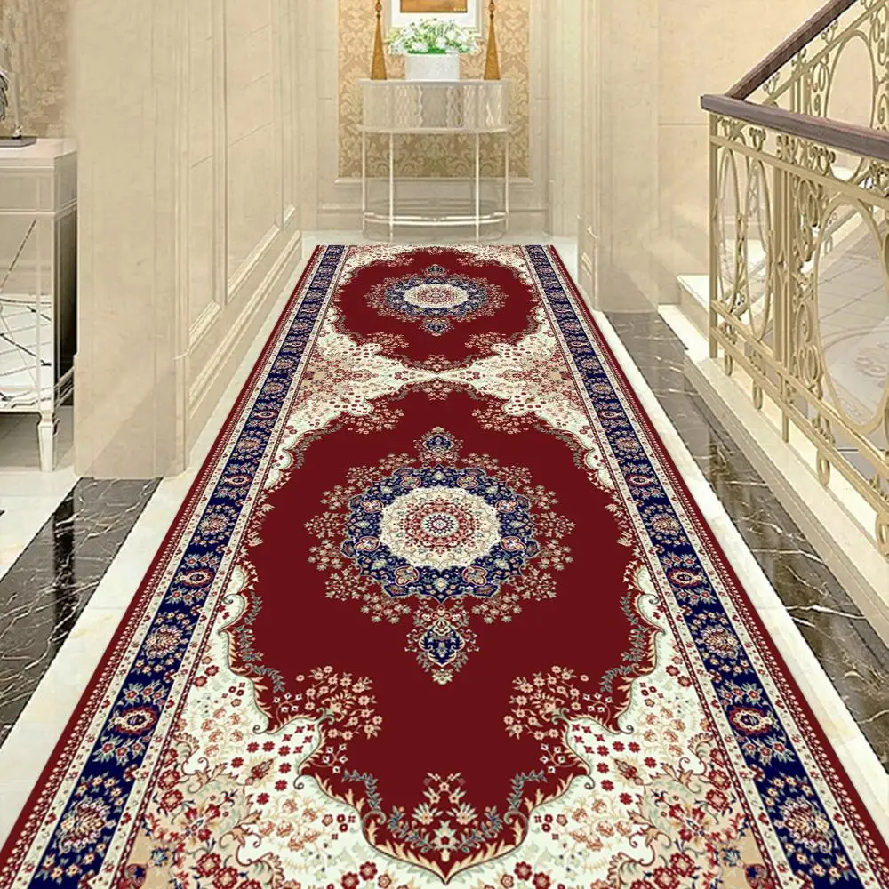 National Styel Floral Living Room Carpet Long Corridor Kitchen Rug Anti-slip Balcony Floor Area Rug Home Carpets Doormat
National Styel Floral Living Room Carpet Long Corridor Kitchen Rug Anti-slip Balcony Floor Area Rug Home Carpets Doormat