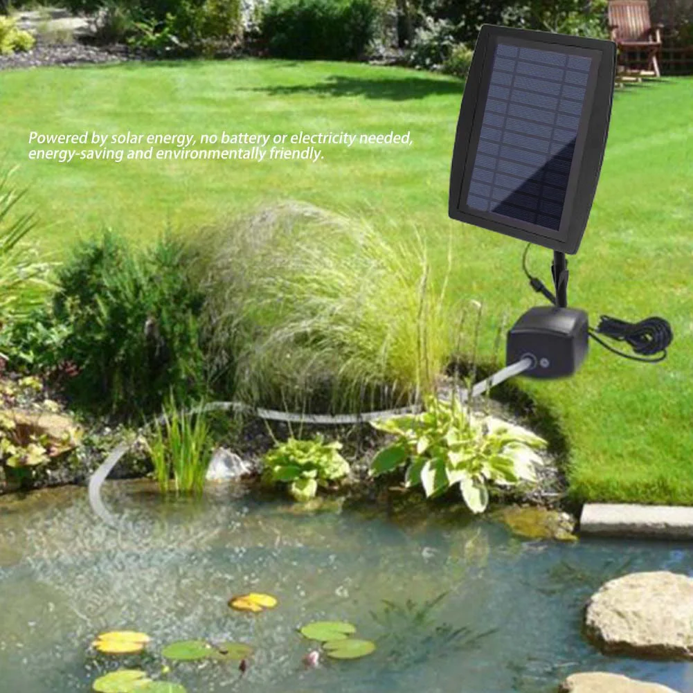 Solar Powered Oxygenator Aerator Air Pump Oxygen 1L/Min Silent Solar Powered For Outdoor Pool Pond Fish Tank Air Flow Maker
Solar Powered Oxygenator Aerator Air Pump Oxygen 1L/Min Silent Solar Powered For Outdoor Pool Pond Fish Tank Air Flow Maker