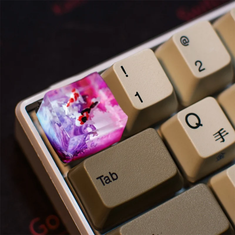 2021 DIY Backlit Key Cap For Cherry MX Mechanical Koi Fish Resin Artisan Keycaps 1U Keyboards Accessories Purple New
2021 DIY Backlit Key Cap For Cherry MX Mechanical Koi Fish Resin Artisan Keycaps 1U Keyboards Accessories Purple New