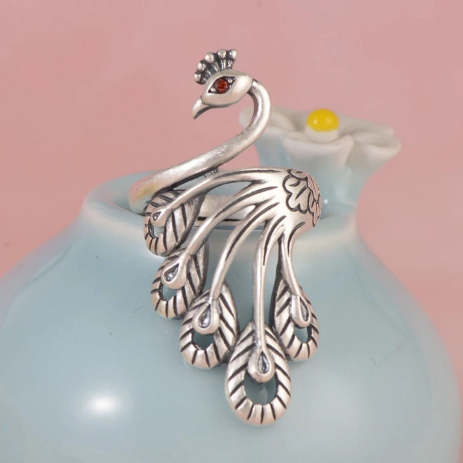 Silver Peacock Ring,Thomas Style Glam Fashion Good Bowknot Jewelry For Women,Ts Gift In 925 Sterling Silver,Super Deals
Silver Peacock Ring,Thomas Style Glam Fashion Good Bowknot Jewelry For Women,Ts Gift In 925 Sterling Silver,Super Deals