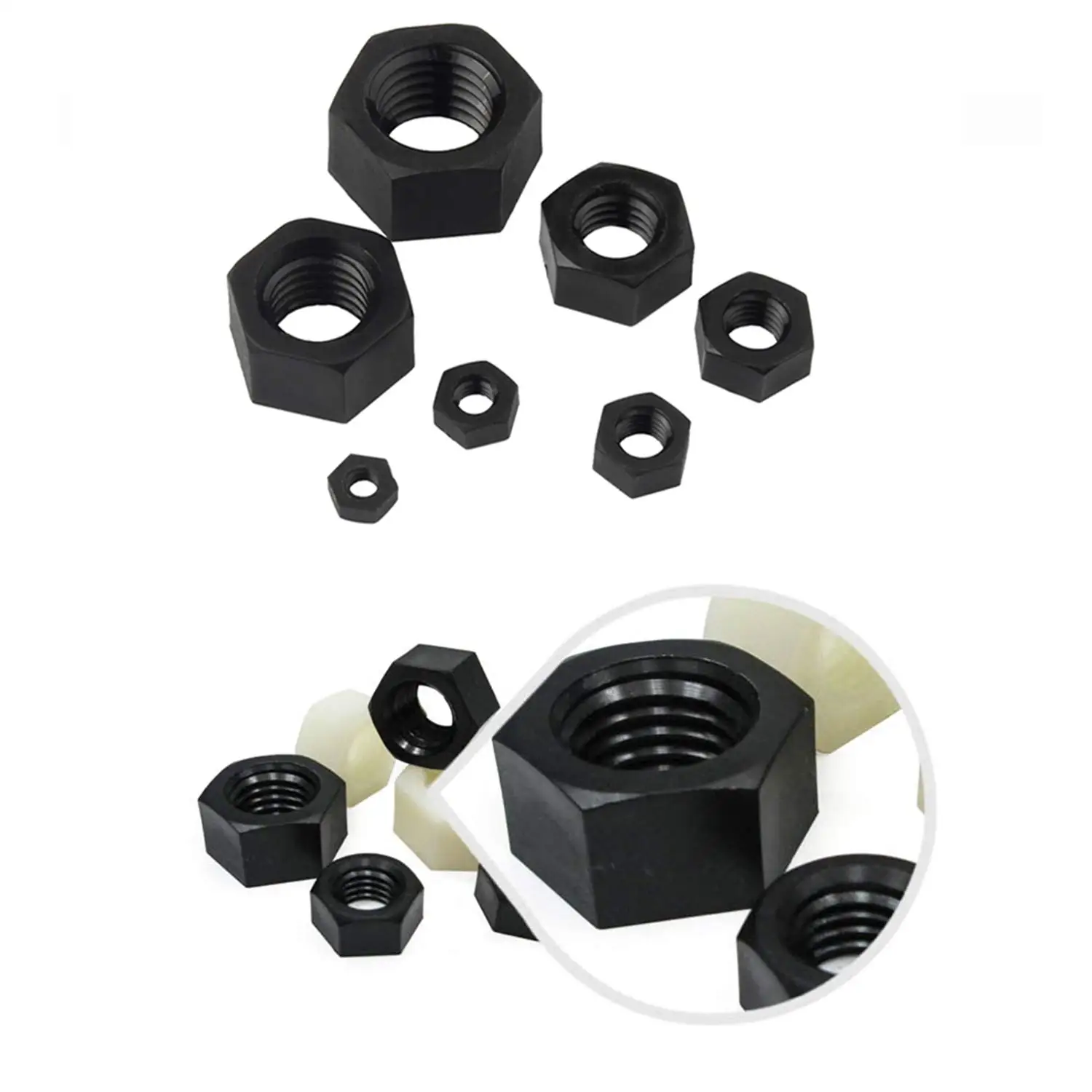 25 pcs/bag Black Nylon Nuts Hexagonal Standoff Spacer M2 M2.5 M3 M4 M5 M6 M8 M10 M12 Nut
25 pcs/bag Black Nylon Nuts Hexagonal Standoff Spacer M2 M2.5 M3 M4 M5 M6 M8 M10 M12 Nut