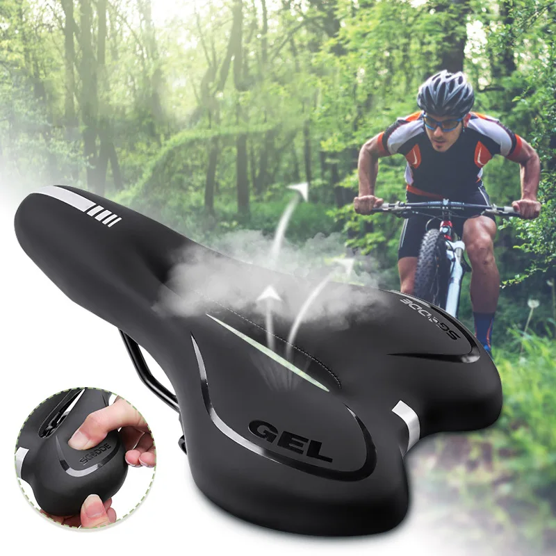 Silicone Bike Saddle Recycling Seat PU Leather Silica Surface Processing Silica Filled Gel Comfortable Anti-Bump Bicycle Saddle
Silicone Bike Saddle Recycling Seat PU Leather Silica Surface Processing Silica Filled Gel Comfortable Anti-Bump Bicycle Saddle