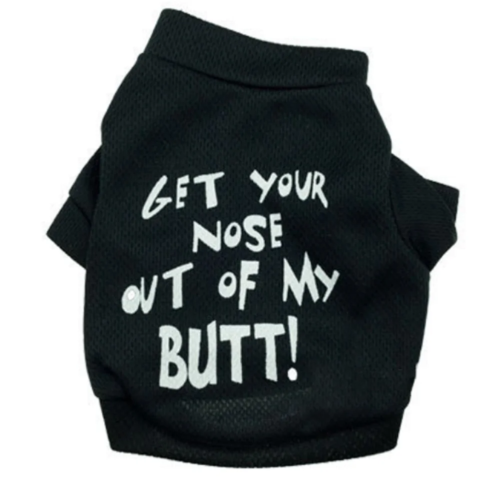 Summer Pet Clothing Breathable Mesh Printed Letter Cat Dog Vest Short-sleeved Shirt Puppy Clothes Fashion Handsome T-shirt 
Summer Pet Clothing Breathable Mesh Printed Letter Cat Dog Vest Short-sleeved Shirt Puppy Clothes Fashion Handsome T-shirt