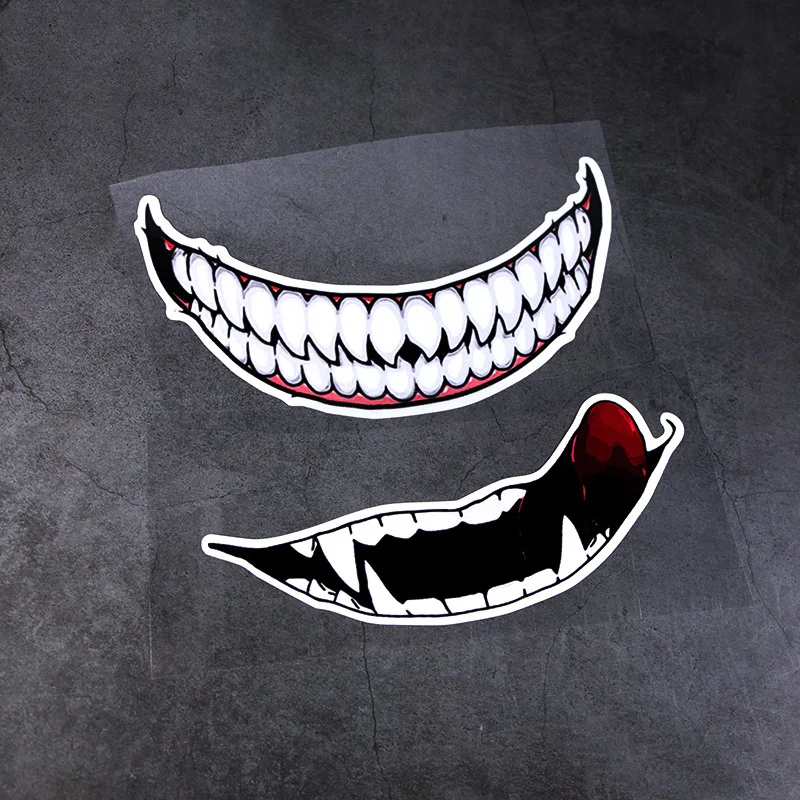 20*10.4CM 3D Evil Tooth Motorcycle Helmet Sticker Personality Tongue Car Body Decoration Styling Auto Accessories
20*10.4CM 3D Evil Tooth Motorcycle Helmet Sticker Personality Tongue Car Body Decoration Styling Auto Accessories