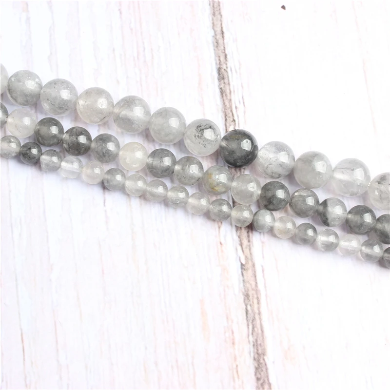 Cloud Crystal Natural Stone Beads For Jewelry Making Diy Bracelet Necklace 4/6/8/10/12 mm Wholesale Strand
Cloud Crystal Natural Stone Beads For Jewelry Making Diy Bracelet Necklace 4/6/8/10/12 mm Wholesale Strand