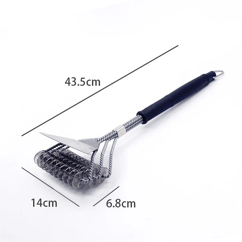 3 In 1 BBQ Cleaning Grill Brush with Scraper & Sponge, Anti-skid Handle Wire Bristles Grilling Cleaner for Grill Grates
3 In 1 BBQ Cleaning Grill Brush with Scraper & Sponge, Anti-skid Handle Wire Bristles Grilling Cleaner for Grill Grates