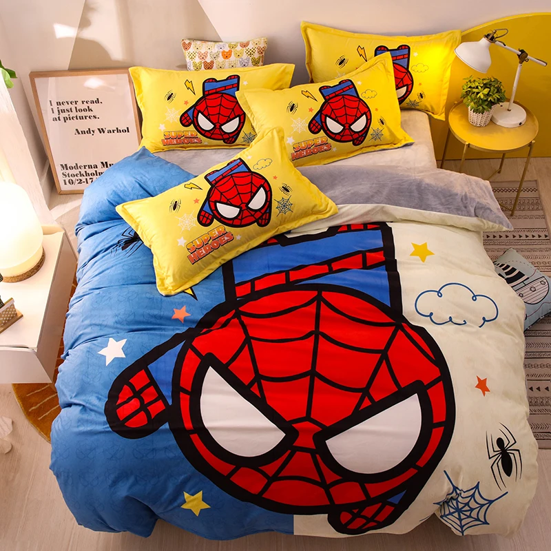 Комплект постельного белья «Человек-паук», флисовые фланелевые пододеяльники для детей, односпальная кровать, зимнее стеганое одеяло, детс... 
Комплект постельного белья «Человек-паук», флисовые фланелевые пододеяльники для детей, односпальная кровать, зимнее стеганое одеяло, детс...