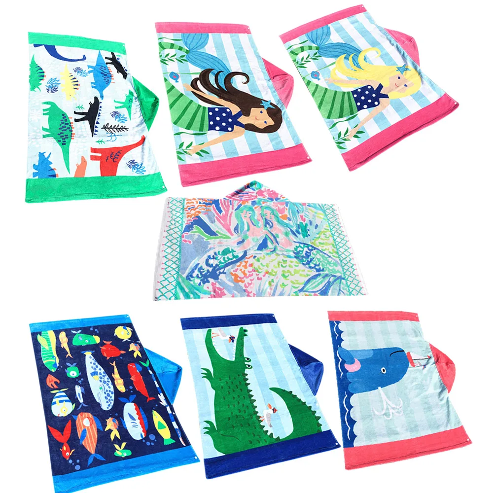 Children Hooded Cartoon Bath Towel Cotton Bathrobe Kids Surf Pool Robe Girl Boy Quick Dry Beach Children'S Swimming Towels
Children Hooded Cartoon Bath Towel Cotton Bathrobe Kids Surf Pool Robe Girl Boy Quick Dry Beach Children'S Swimming Towels