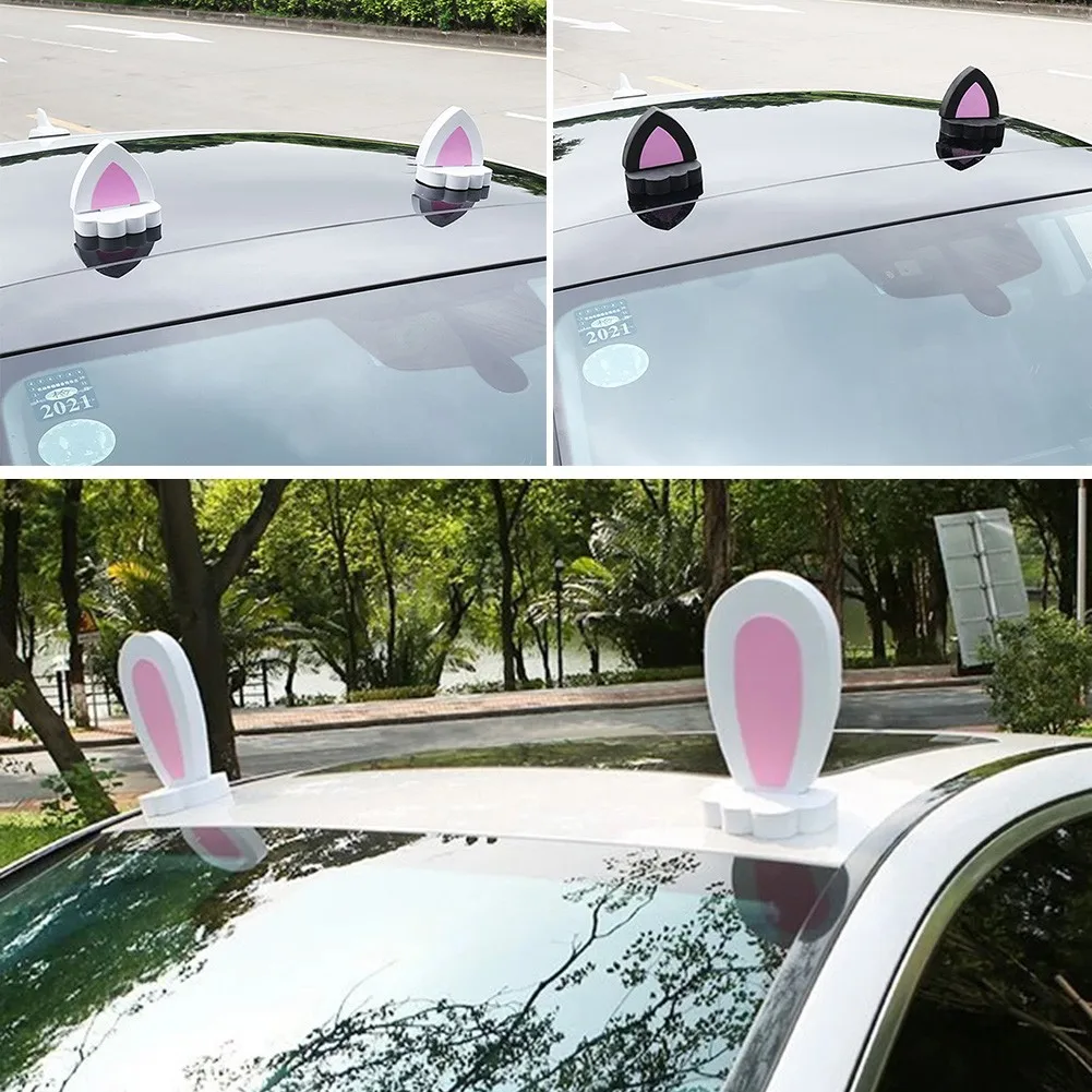 Car Roof Decoration External Doll Modification Personality Lovely Cartoon Rabbit Cat Ear Women's Car Products 3D Stickers
Car Roof Decoration External Doll Modification Personality Lovely Cartoon Rabbit Cat Ear Women's Car Products 3D Stickers